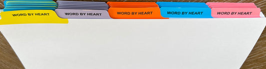 Word by Heart Dividers